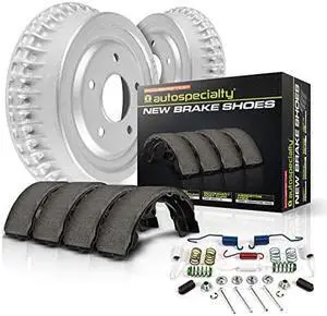 Power Stop KOE15408DK Autospecialty Rear Replacement Brake Kit-OE Brake Drums & Ceramic Brake Pads