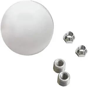 Lokar SK-6883 White 2-1/4" 3/8-16 Thread Shift Knob