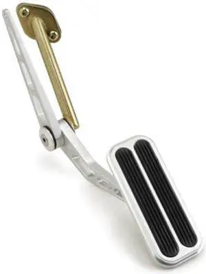 Lokar BAG-6127 Billet Aluminum Throttle Pedal with Rubber