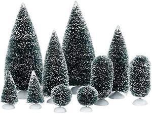 Department 56 Accessories for Villages Bag-O-Frosted Topiaries Tree