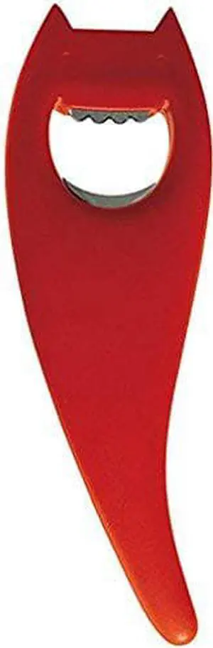 Alessi | Diabolix - Design Bottle Opener in Thermoplastic Resin, Red