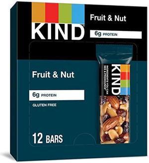 KIND Bars, Fruit & Nut, Gluten Free, Low Sugar, 1.4 Ounce Bars, (Packaging May Vary) (Pack of 12)