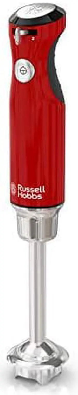 Russell Hobbs HB3100RDR Retro Style Immersion Blender, 1.0L Capacity Beaker, Red