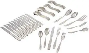 Reed & Barton Palmer 65pc Flatware Set, 65 Piece, Silver