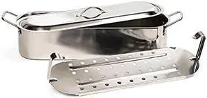 RSVP International Endurance Collection Fish Poaching Set, 20 inch, Stainless Steel