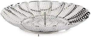 RSVP Endurance Stainless Steel Vegetable Steamer, 9-inch