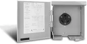 Connecticut Electric CESMPS13HR Connecticut Ps-13-Hr Weatherproof Power Outlet Panel, 120 V, 30 A, Nema Tt-30R, 3R, Grey Connecticut Electric CESMPS13HR Connecticut Ps-13-Hr Weatherproof Power Outlet Panel, 120 V, 30 A, Nema Tt-30R, 3R, Grey