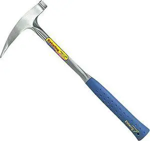 Estwing Rock Pick - 22 oz Geological Hammer with Pointed Tip & Shock Reduction Grip - E3-23LP Estwing Rock Pick - 22 oz Geological Hammer with Pointed Tip & Shock Reduction Grip - E3-23LP