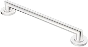 Designer Grab Bar Finish: Chrome, Size: 24" W Designer Grab Bar Finish: Chrome, Size: 24" W