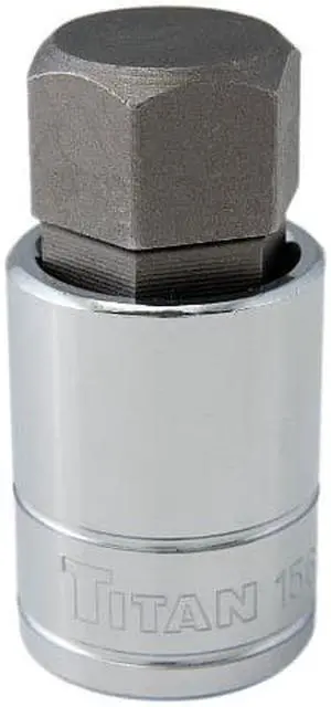 Titan 15621 1/2-Inch Drive x 21mm Hex Bit Socket