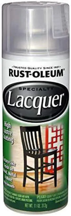 Rust-Oleum 1906830 Lacquer Spray, 11-Ounce, Gloss Clear