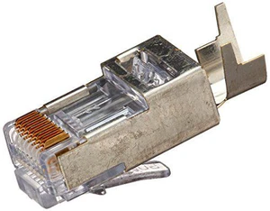Platinum Tools EZ-RJ45 Shielded - External Ground - 100pc/Bag. - 105022 Platinum Tools EZ-RJ45 Shielded - External Ground - 100pc/Bag. - 105022