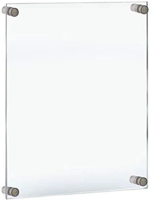 Azar Displays 105524 Standoff Sign Holder: 18" X 24" Graphic Size. Overall Frame Size: 22" X 28", clear Azar Displays 105524 Standoff Sign Holder: 18" X 24" Graphic Size. Overall Frame Size: 22" X 28", clear