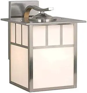 Vaxcel One Light Outdoor Wall Light OW14693ST One Light Outdoor Wall Light