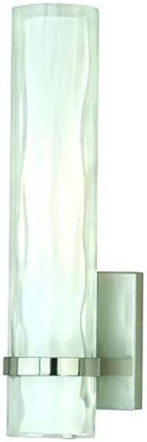 Vilo 1 Light Satin Nickel Bathroom Wall Fixture