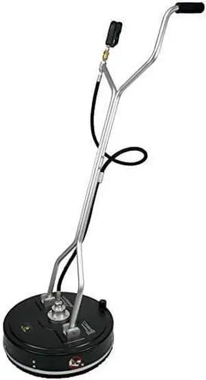 Erie Tools 20" Polypropylene Flat Surface Cleaner Pressure Washer Attachment with Handle 4000 PSI, 10.5 GPM, No Wheels