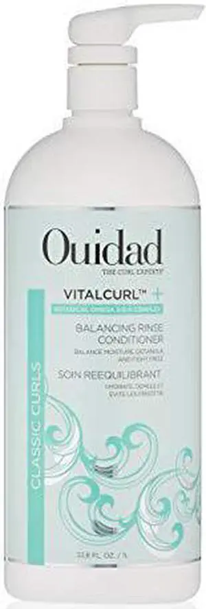 OUIDAD Vitalcurl+ Balancing Rinse Conditioner, 33.8 Fl oz