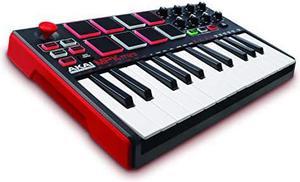 Akai Professional MPK Mini MKII  25 Key USB MIDI Keyboard Controller With 8 Drum Pads, 8 Assignable Q-Link Knobs and Pro Software Suite Included