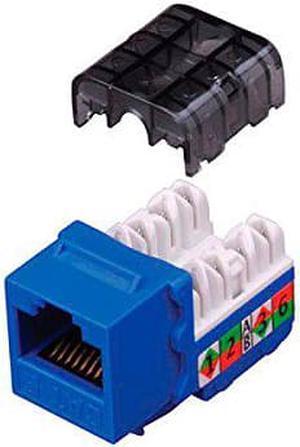 Vanco 820815 Category 6 90 Degree Keystone Insrt 8 Conductor Bl