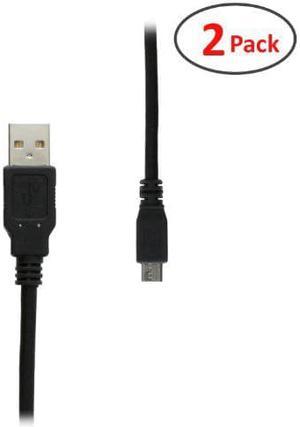 USB 2.0 Cable, Micro-USB to USB 2.0 Cable, GearIt (15 Feet 4.5 Meters) (2 Pack) High-Speed A Male to Micro B for Smartphones/Mobile Phone/Tablets / MP3 Players/Cameras/PDA - Black