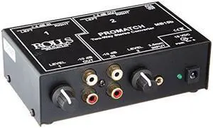 Rolls MB15B Promatch 2 Way Stereo Converter,3.5mm Input