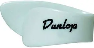 Dunlop 9001R White Plastic Thumbpicks, Small, 12/Bag