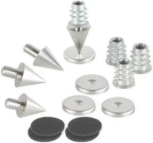 Dayton Audio DSS2-SN Satin Nickel Speaker Spike Set 4 Pcs.