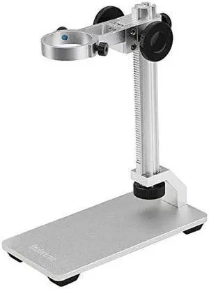 Koolertron Aluminum Alloy Microscope Stand Portable Adjustable Manual Focus Digital USB Microscope Holder Support Adjusted Up and Down