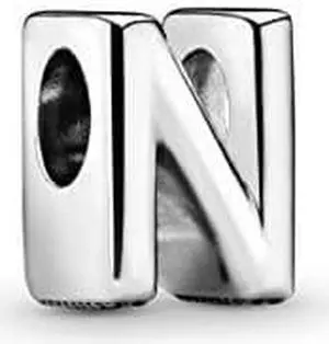 Pandora Jewelry - Letter N Charm - Gift for Her - Sterling Silver