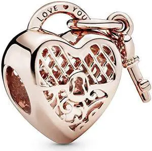 Pandora Jewelry Love You Lock Pandora Rose Charm