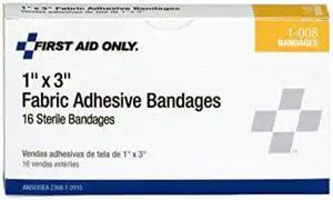Fabric Adhesive Bandages 1 x 3 16/Box 1008