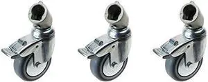 Manfrotto 110 75mm Caster with Brakes for all 22mm Leg Diameters - Set of 3