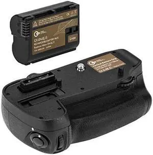 Green Extreme MB-D15 Battery Grip for Nikon D7100 & D7200 + High Capacity 2000mAh EN-EL15 Battery