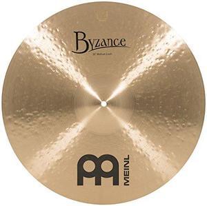 Meinl Cymbals Byzance 20" Traditional Medium Crash  Made in Turkey  Hand Hammered B20 Bronze, 2-Year Warranty, B20MC