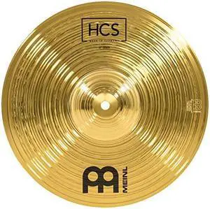 Meinl Cymbals 12 Splash Cymbal  HCS Traditional Finish Brass for Drum Set, Made in Germany, 2-Year Warranty, 12 inch (HCS12S)