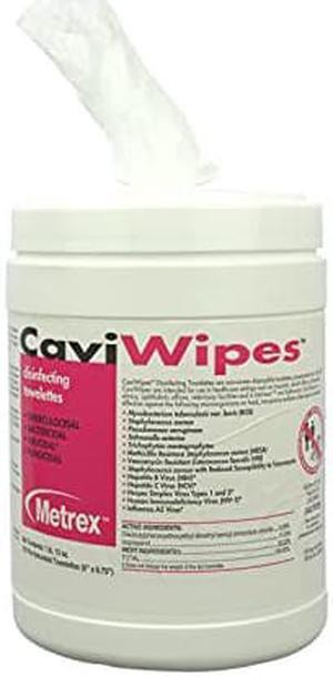 CaviWipes Metrex Disinfecting Towelettes Canister Wipes, 160 Count