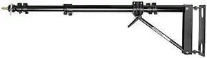 Manfrotto 098SHB Variable Short Wall Boom with Variable Extends from 30.75-Inches to 48-Inches (Black)