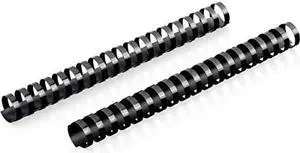 Mead CombBind Binding Spines/Spirals/Coils/Combs, 1", 200 Sheet Capacity, Black, 125 Pack (4000137) Mead CombBind Binding Spines/Spirals/Coils/Combs, 1", 200 Sheet Capacity, Black, 125 Pack (4000137)