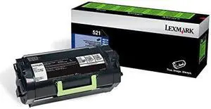 Lexmark 52D1000 Return Program Toner, Black