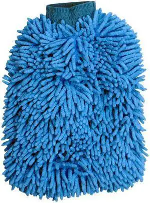 STAR BRITE Microfiber Reggae Wash Mitt (Blue) (040105)