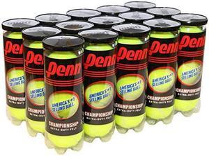 Penn Championship Tennis Balls - Extra Duty Felt Pressurized Tennis Balls - 15 Cans, 45 Balls