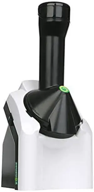 Yonanas 902WH Classic Vegan Non-Dairy Frozen Fruit Soft Serve Dessert Maker, BPA Free, Includes 36 Recipes, 200 Watts, White Yonanas 902WH Classic Vegan Non-Dairy Frozen Fruit Soft Serve Dessert Maker, BPA Free, Includes 36 Recipes, 200 Watts, White