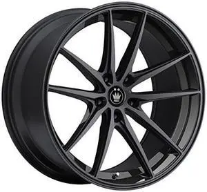 Konig OVERSTEER Gloss Black Wheel with Painted and tpms (19 x 8.5 inches /5 x 114 mm, 30 mm Offset)