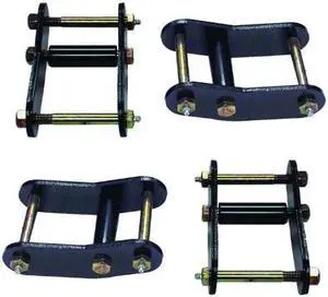 Crown Automotive-RT21023 RT Off-Road Hd Shackle Kit - Black, Silver Crown Automotive-RT21023 RT Off-Road Hd Shackle Kit - Black, Silver