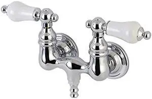 Kingston Brass AE36T1 Aqua Vintage Clawfoot Tub Faucet, 2-7/8" in Spout Reach, Polished Chrome