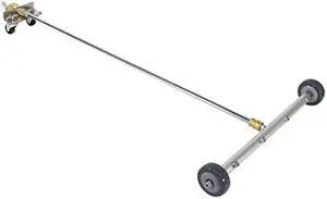 Erie Tools 19" Undercarriage Surface Cleaner 4 Spray Tip Nozzles 4000 PSI with Swivel Fittings and Wheels