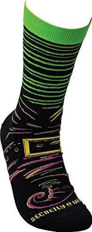 Primitives by Kathy LOL Made You Smile Silly-Socks, One Size, Secretly a Witch Primitives by Kathy LOL Made You Smile Silly-Socks, One Size, Secretly a Witch