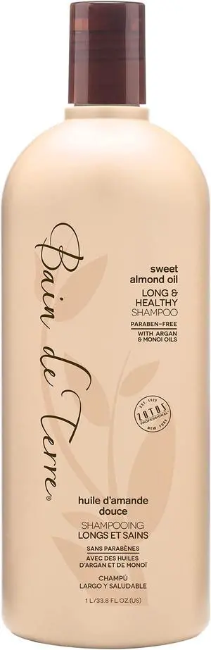 BAIN DE TERRE by Bain de Terre SWEET ALMOND OIL LONG & HEALTHY SHAMPOO 33.8 OZ(D0102H70CFG.)