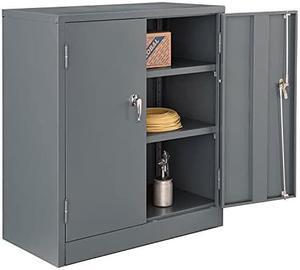 Unassembled Counter Height Cabinet, 36x18x42, Gray