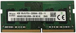 SK Hynix 4GB DDR4 3200MHz PC4-25600 1.2V 1R x 16 SODIMM Laptop RAM Memory Module HMA851S6CJR6N-XN, OEM Package